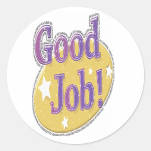 Rond Sticker pour bon emploi