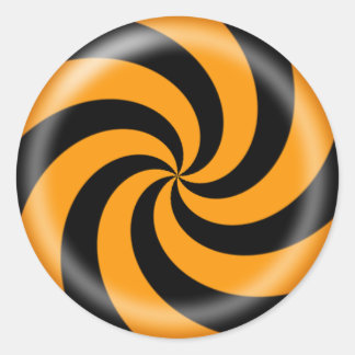 Rond Sticker pour bonbons d'Halloween
