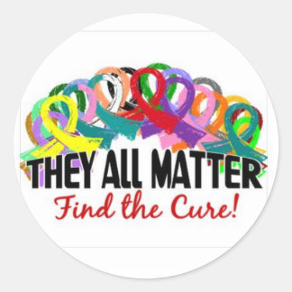 Rond Sticker pour cancer