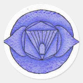 Rond Sticker pour chakra de troisième oeil