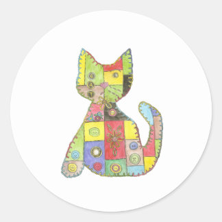 Rond Sticker pour chat