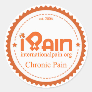 Rond Sticker pour douleur chronique iPain