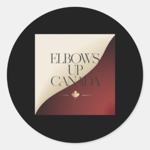 Rond Sticker pour Elbos Up Canada9