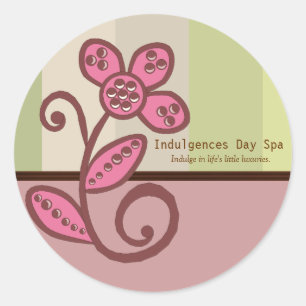 Rond Sticker pour entreprise Spa de jour