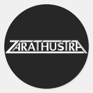 Rond Sticker pour gros logo Zarathustra