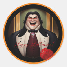 Sticker pour Halloween Dracula