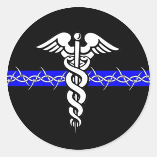 Rond Sticker pour infirmière correctionnelle ronde