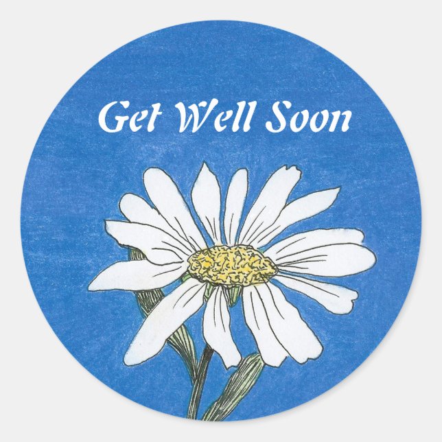 Rond Sticker pour la marguerite (Devant)