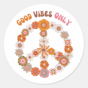 Rond Sticker pour la paix