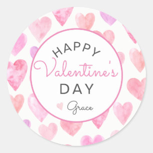 Rond Sticker pour la Saint-Valentin, Sticker pour le co