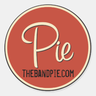 Rond Sticker pour le logo à tarte - feuille de 6 !