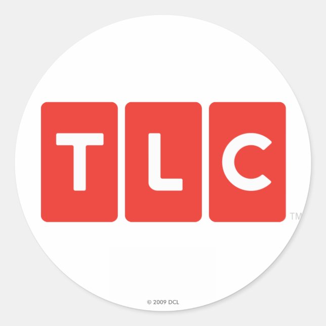 Rond Sticker pour le logo du réseau TLC (Devant)