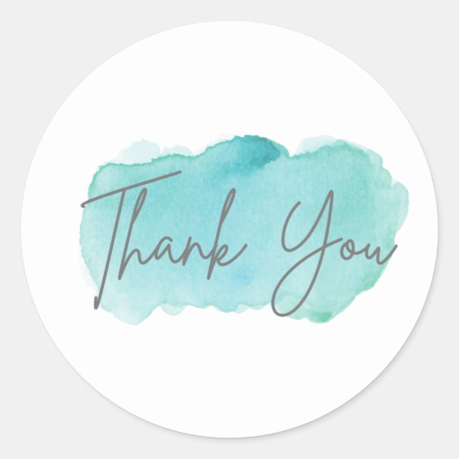 Rond Sticker pour le Merci des petites entreprises (Devant)