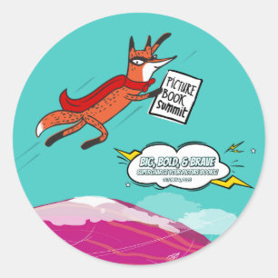 Rond Sticker pour le sommet du livre photo 2025