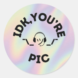 Rond Sticker pour les instructeurs de vol et les futurs