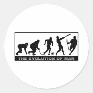 Rond Sticker pour l'évolution de la crosse