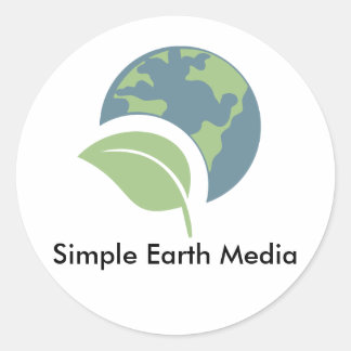 Rond Sticker pour logo Simple Earth Media