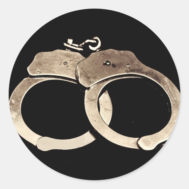 Rond Sticker pour menottes (Devant)