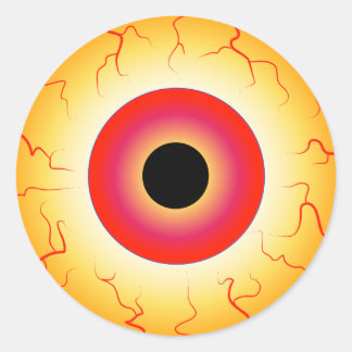Rond Sticker pour oeil monstre