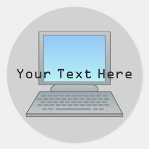 Rond Sticker pour ordinateur