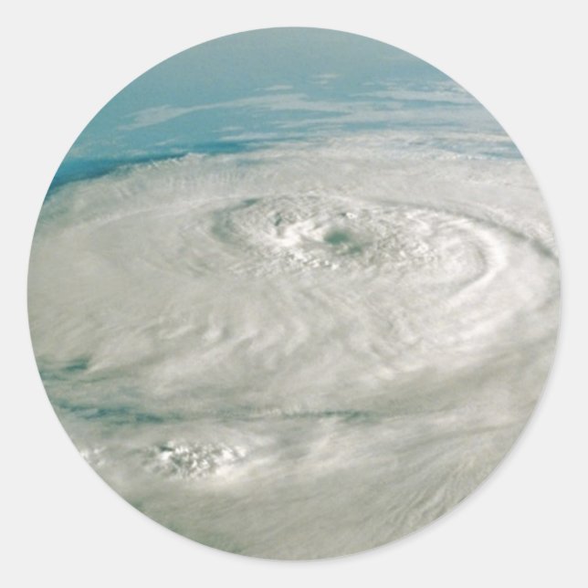 Rond Sticker pour ouragan (Devant)
