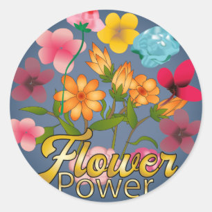 Rond Sticker pour panneau d'alimentation de fleurs