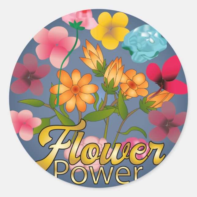 Rond Sticker pour panneau d'alimentation de fleurs (Devant)