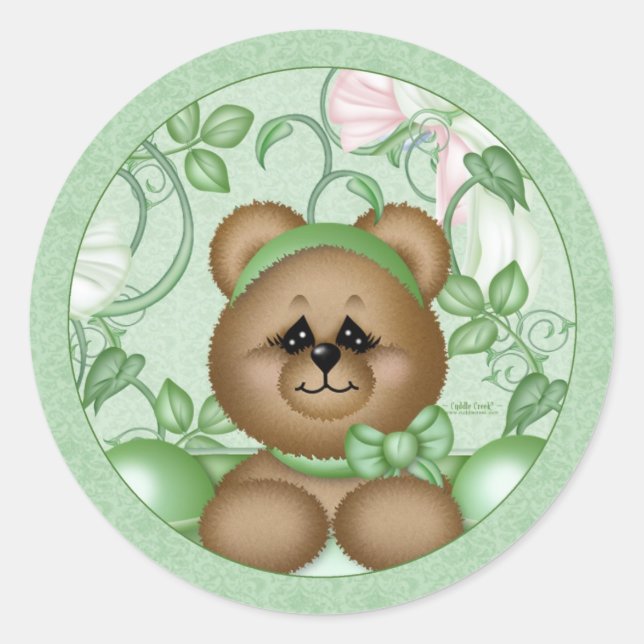 Rond Sticker pour pois (Devant)