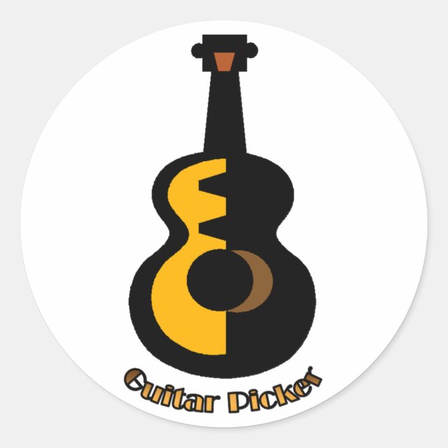Rond Sticker pour sélecteur de guitare (Devant)