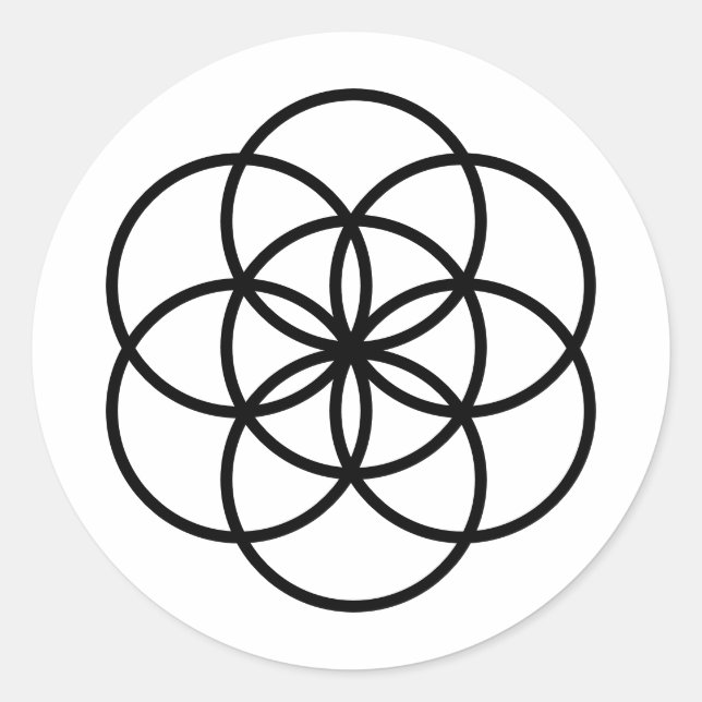 Rond Sticker pour semences de vie (Devant)