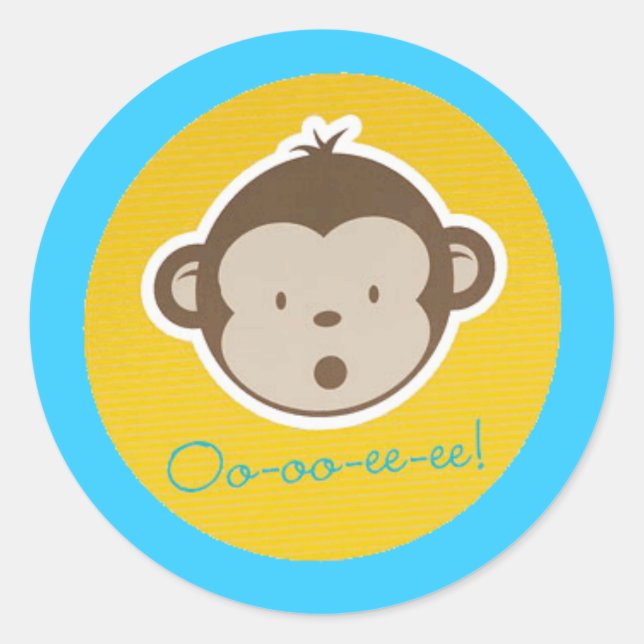 Rond Sticker pour singe (Devant)