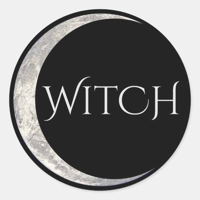 Rond Sticker pour sorcière (Devant)