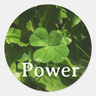Rond Sticker 'Power'