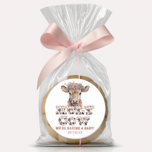 Rond Sticker préféré du Baby shower Saint-Vache