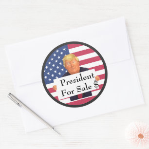 Rond Sticker Président Pour Vente