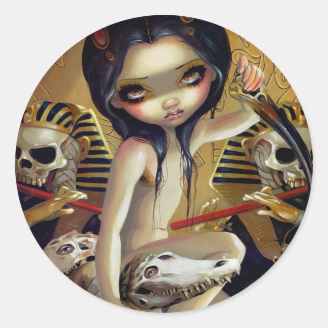 Rond Sticker "Prêtre de Nyarlathotep" (Devant)