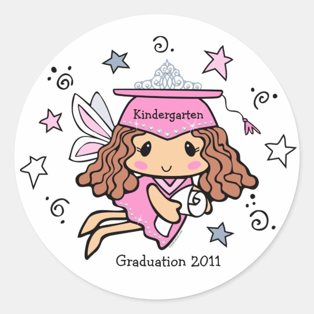 Rond Sticker Princess Graduation (Devant)