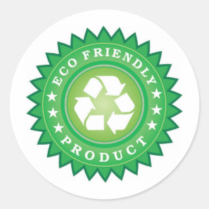 Rond Sticker produit écologique