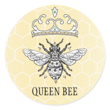 Sticker Queen Bee | Personnalisez-Le !
