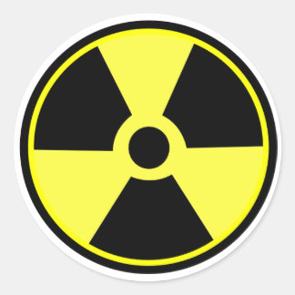 Rond Sticker radioactif