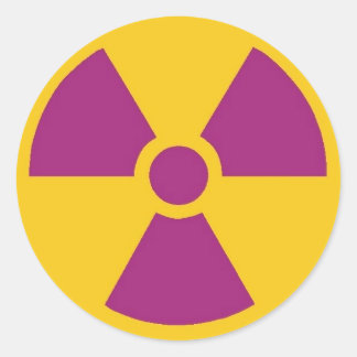 Rond Sticker radioactif