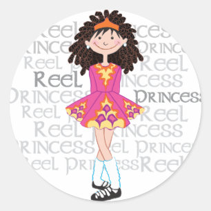 Rond Sticker Reel Brunette
