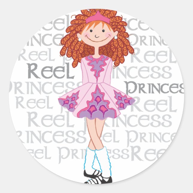Rond Sticker Reel Redhead (Devant)