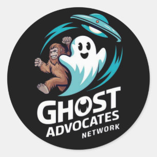 Rond Sticker réseau Ghost Advocate