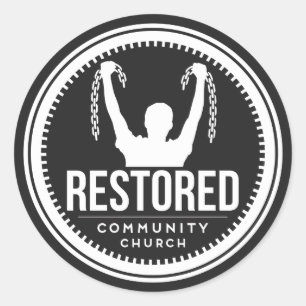 Rond Sticker restauré (Chaînes de rupture)