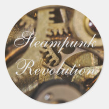Sticker : Révolution de Steampunk. Mécanisme de su