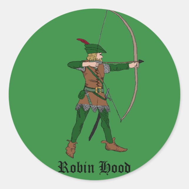 Rond Sticker Robin Hood (Devant)