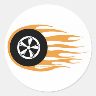 Rond Sticker Rockabilly