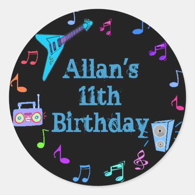 Rond Sticker Rockin (Devant)