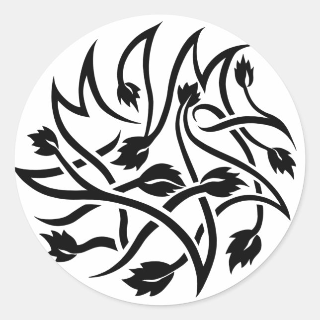 Rond Sticker Rosana Tattoo (Devant)